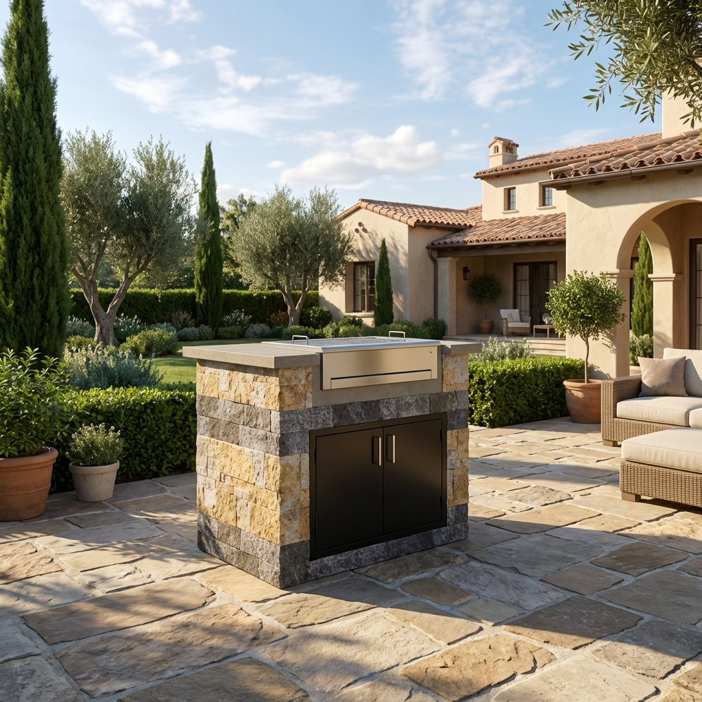 120cm Charcoal Grill Kitchen